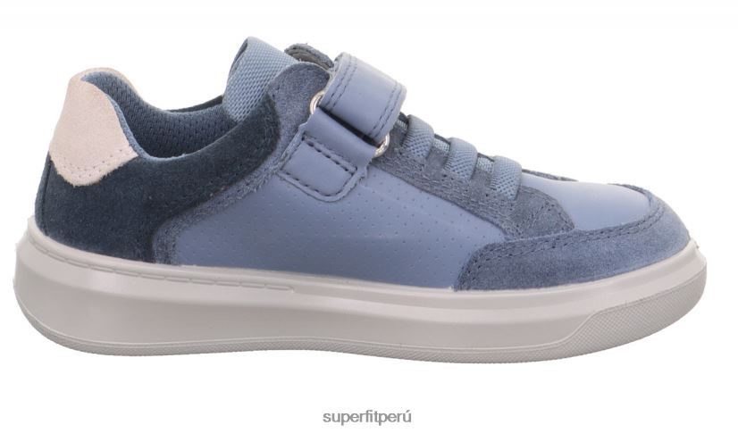 educación física Superfit niños pequeños cosmo - zapatillas bajas con cierre de velcro azul V06L24812 zapatillas bajas