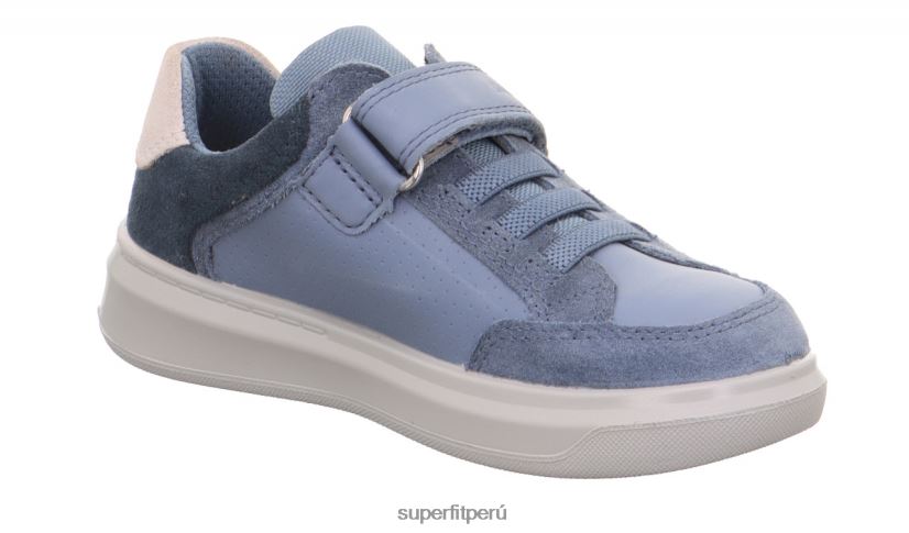 educación física Superfit niños pequeños cosmo - zapatillas bajas con cierre de velcro azul V06L24812 zapatillas bajas