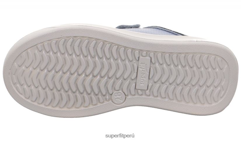 educación física Superfit niños pequeños cosmo - zapatillas bajas con cierre de velcro azul V06L24812 zapatillas bajas