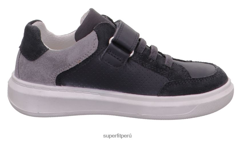 educación física Superfit niños pequeños cosmo - zapatillas bajas con cierre de velcro gris V06L24810 zapatillas bajas