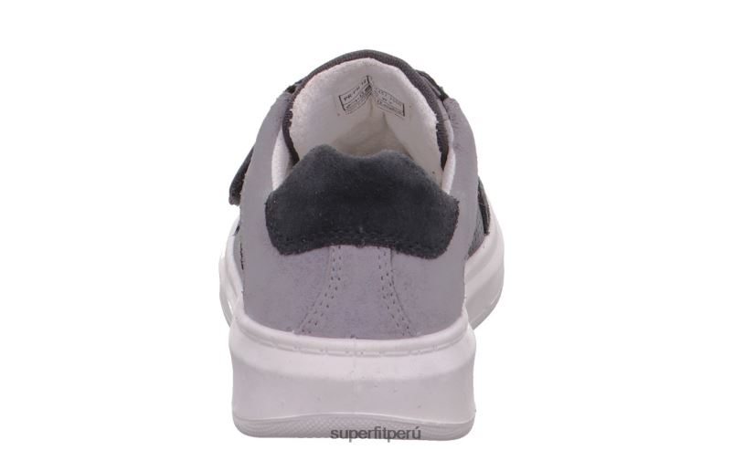 educación física Superfit niños pequeños cosmo - zapatillas bajas con cierre de velcro gris V06L24810 zapatillas bajas