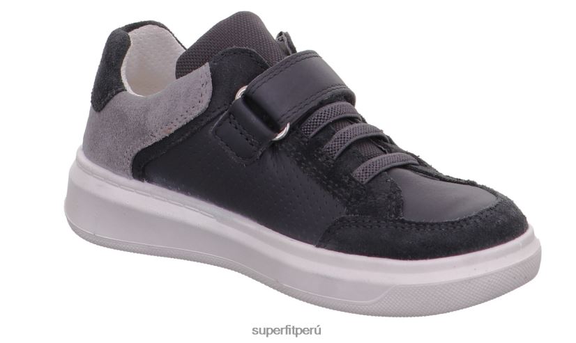 educación física Superfit niños pequeños cosmo - zapatillas bajas con cierre de velcro gris V06L24810 zapatillas bajas