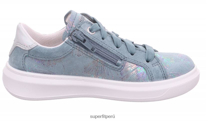 educación física Superfit niños pequeños cosmo - zapatillas bajas con cordones azul V06L24775 zapatillas bajas