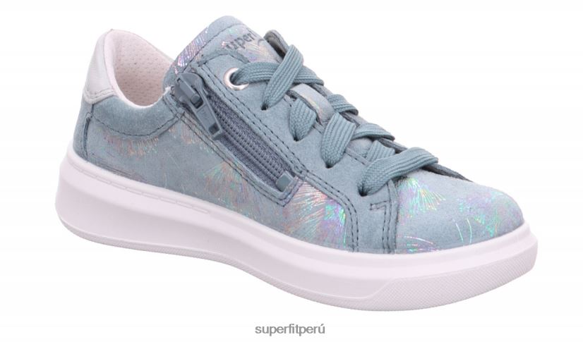 educación física Superfit niños pequeños cosmo - zapatillas bajas con cordones azul V06L24775 zapatillas bajas
