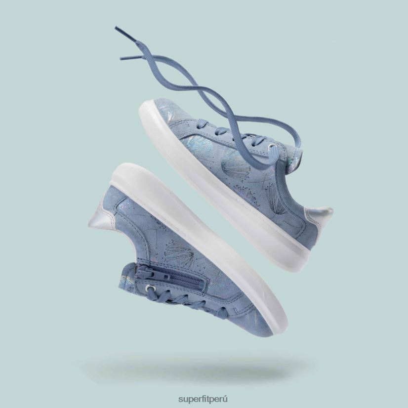 educación física Superfit niños pequeños cosmo - zapatillas bajas con cordones azul V06L24775 zapatillas bajas