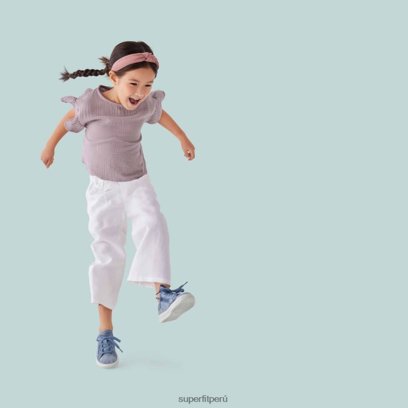 educación física Superfit niños pequeños cosmo - zapatillas bajas con cordones azul V06L24775 zapatillas bajas