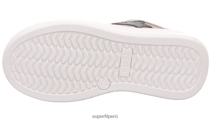 educación física Superfit niños pequeños cosmo - zapatillas bajas con cordones beis/blanco V06L24835 zapatillas bajas