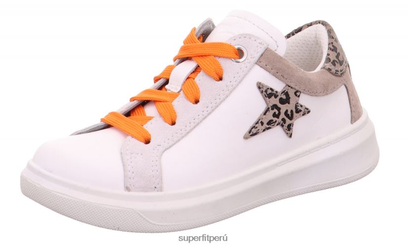 educación física Superfit niños pequeños cosmo - zapatillas bajas con cordones blanco V06L24797 zapatillas bajas