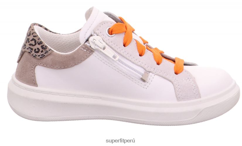 educación física Superfit niños pequeños cosmo - zapatillas bajas con cordones blanco V06L24797 zapatillas bajas