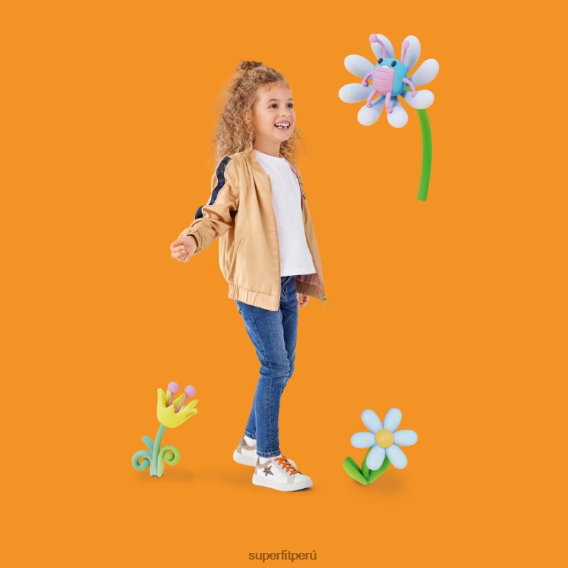 educación física Superfit niños pequeños cosmo - zapatillas bajas con cordones blanco V06L24797 zapatillas bajas