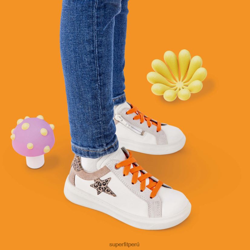 educación física Superfit niños pequeños cosmo - zapatillas bajas con cordones blanco V06L24797 zapatillas bajas