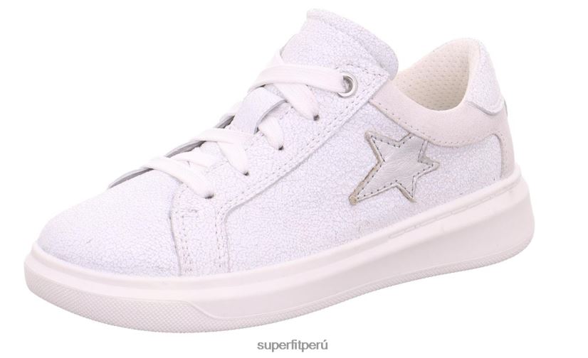 educación física Superfit niños pequeños cosmo - zapatillas bajas con cordones blanco V06L24868 zapatillas bajas