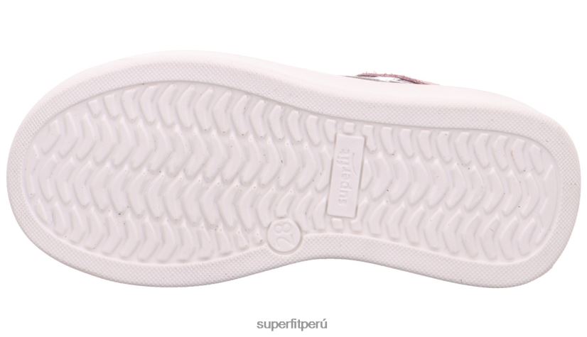 educación física Superfit niños pequeños cosmo - zapatillas bajas con cordones gris claro/rosa V06L24799 zapatillas bajas