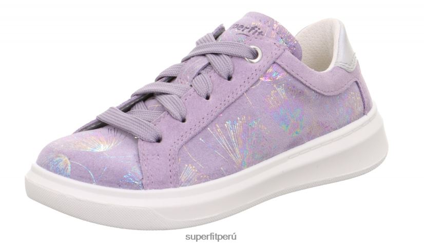 educación física Superfit niños pequeños cosmo - zapatillas bajas con cordones púrpura V06L24772 zapatillas bajas