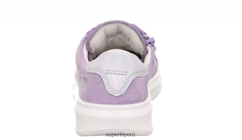 educación física Superfit niños pequeños cosmo - zapatillas bajas con cordones púrpura V06L24772 zapatillas bajas