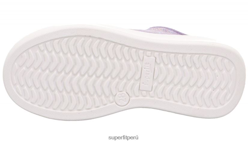 educación física Superfit niños pequeños cosmo - zapatillas bajas con cordones púrpura V06L24772 zapatillas bajas