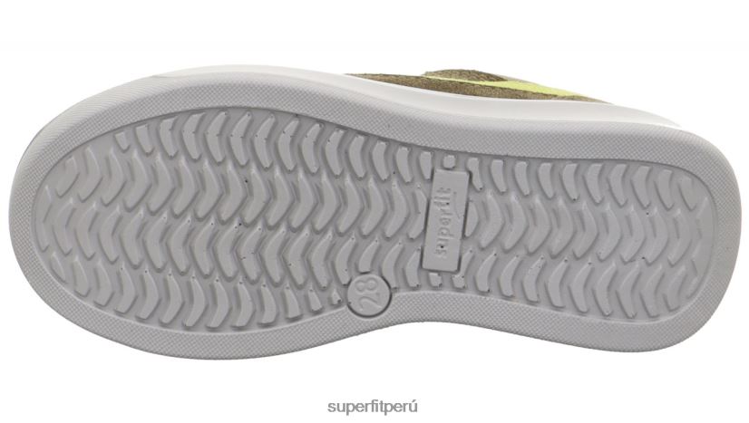 educación física Superfit niños pequeños cosmo - zapatillas bajas con cordones verde/verde claro V06L24786 zapatillas bajas