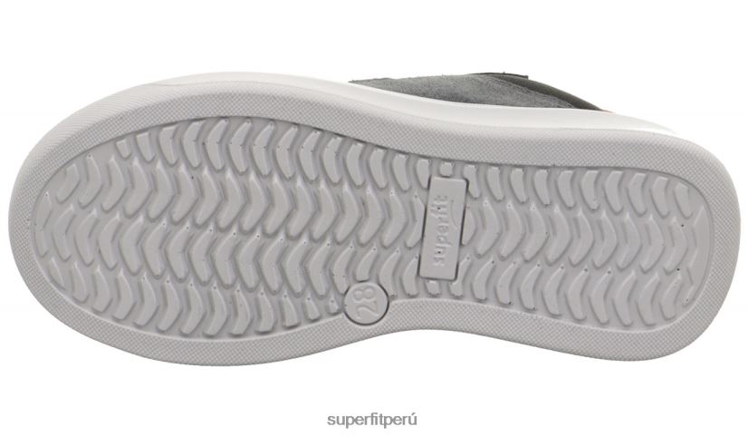 educación física Superfit niños pequeños cosmo - zapatillas bajas con sistema boa fit gris/naranja V06L24832 zapatillas bajas