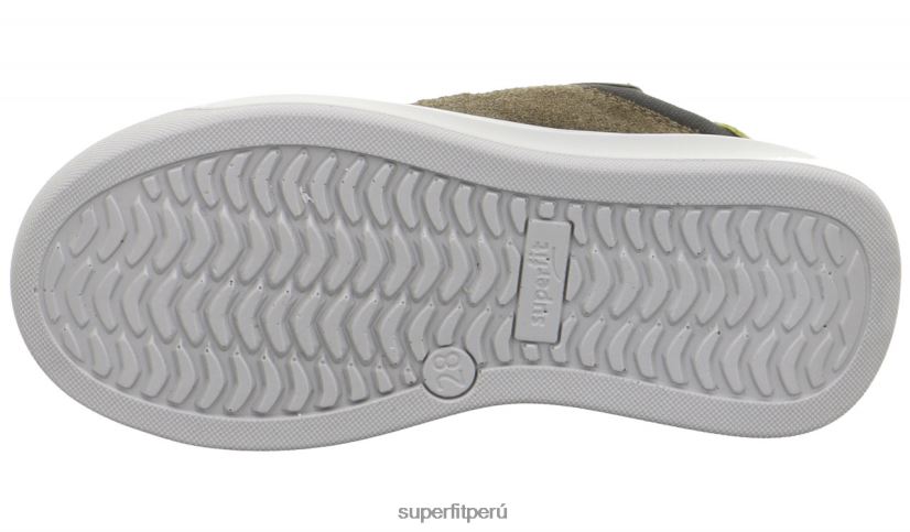 educación física Superfit niños pequeños cosmo - zapatillas bajas con sistema boa fit verde/verde claro V06L24769 zapatillas bajas