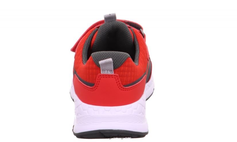 educación física Superfit niños pequeños free ride - zapatillas bajas con cierre de velcro rojo/gris V06L24890 zapatillas bajas