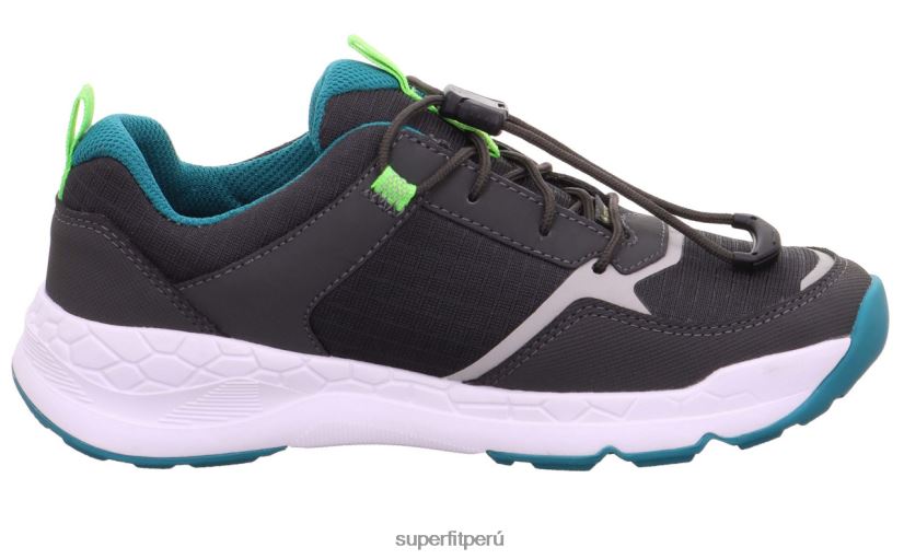 educación física Superfit niños pequeños free ride - zapatillas bajas con cierre rápido Verde gris V06L24887 zapatillas bajas