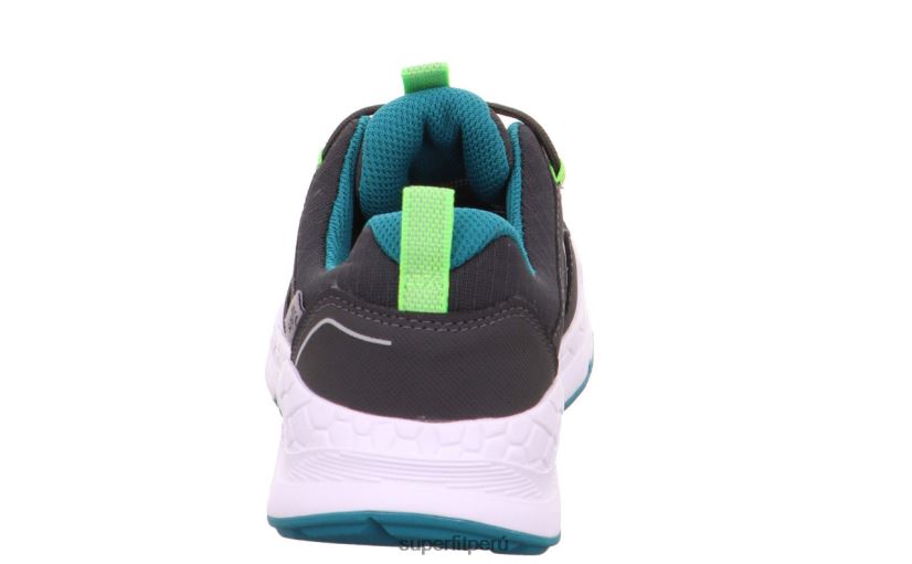 educación física Superfit niños pequeños free ride - zapatillas bajas con cierre rápido Verde gris V06L24887 zapatillas bajas