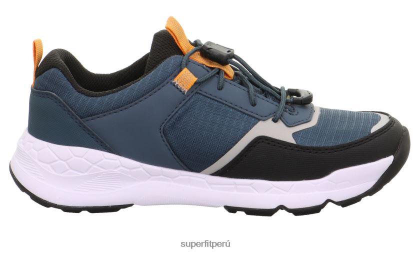 educación física Superfit niños pequeños free ride - zapatillas bajas con cierre rápido azul/naranja V06L24895 zapatillas bajas