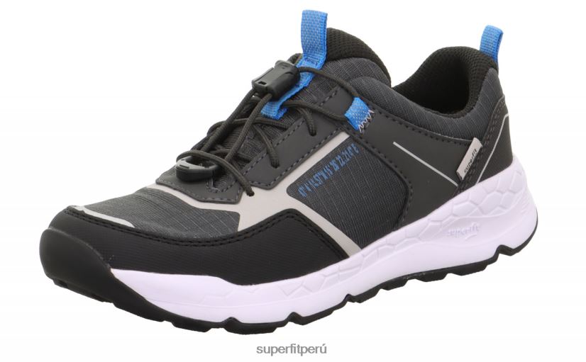 educación física Superfit niños pequeños free ride - zapatillas bajas con cierre rápido gris azul V06L24888 zapatillas bajas