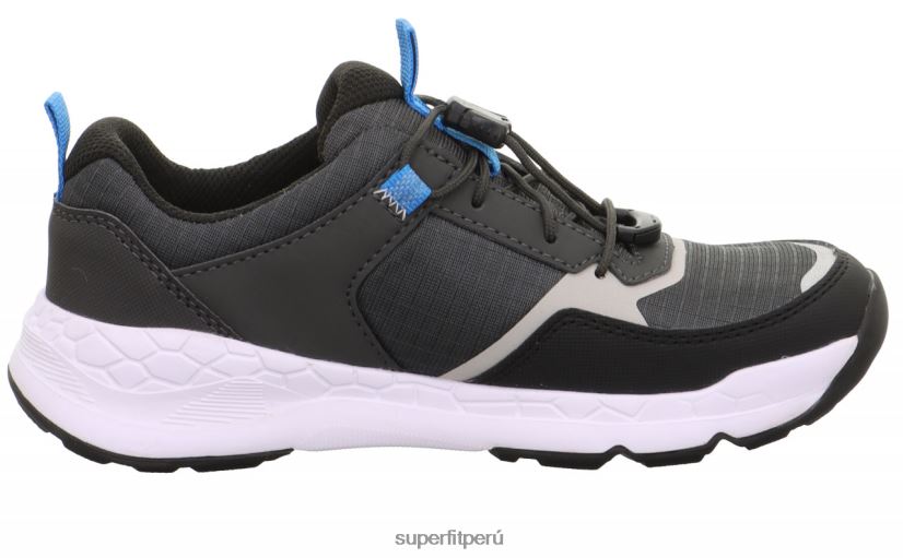 educación física Superfit niños pequeños free ride - zapatillas bajas con cierre rápido gris azul V06L24888 zapatillas bajas