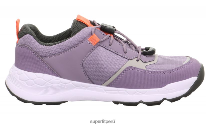 educación física Superfit niños pequeños free ride - zapatillas bajas con cierre rápido morado/naranja V06L24898 zapatillas bajas