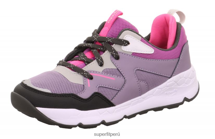 educación física Superfit niños pequeños free ride - zapatillas bajas con cordones púrpura V06L24892 zapatillas bajas