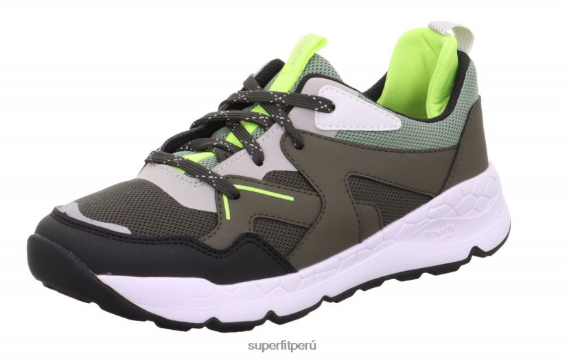 educación física Superfit niños pequeños free ride - zapatillas bajas con cordones verde/verde claro V06L24899 zapatillas bajas