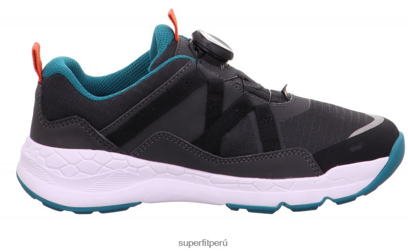 educación física Superfit niños pequeños free ride - zapatillas bajas con sistema boa fit Verde gris V06L24883 zapatillas bajas