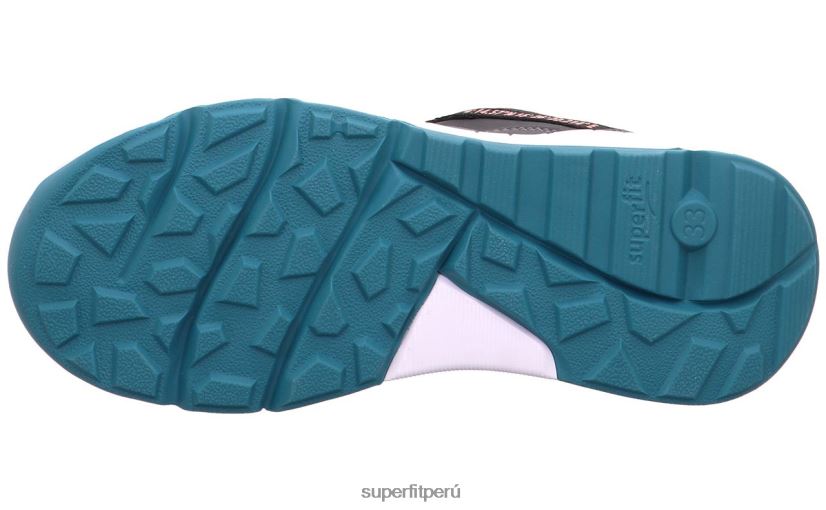 educación física Superfit niños pequeños free ride - zapatillas bajas con sistema boa fit Verde gris V06L24883 zapatillas bajas