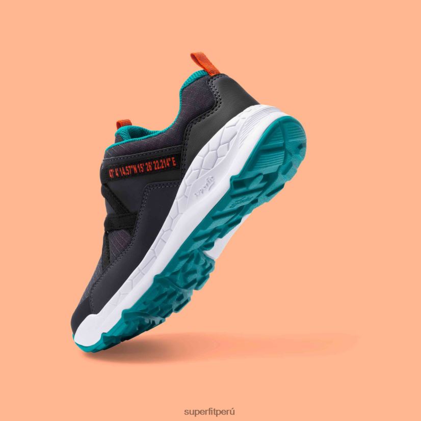 educación física Superfit niños pequeños free ride - zapatillas bajas con sistema boa fit Verde gris V06L24883 zapatillas bajas