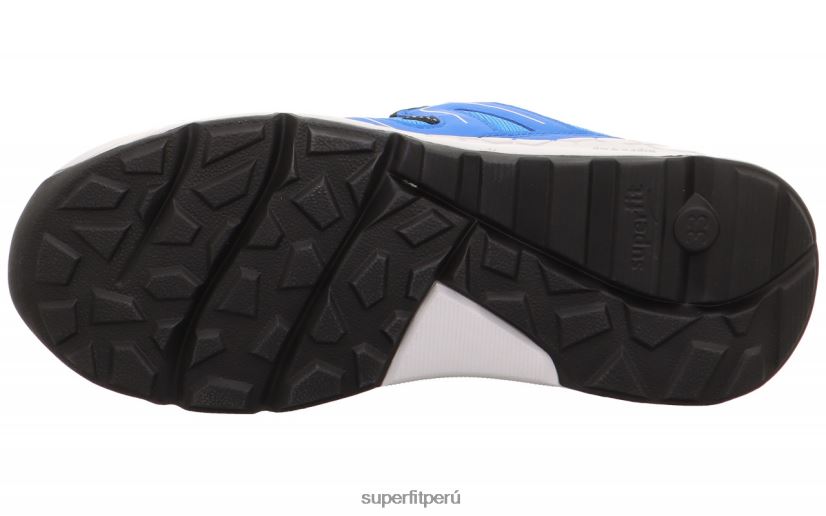 educación física Superfit niños pequeños free ride - zapatillas bajas con sistema boa fit azul negro V06L24884 zapatillas bajas