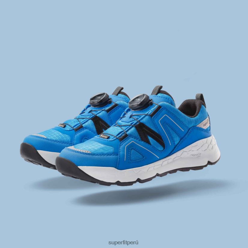 educación física Superfit niños pequeños free ride - zapatillas bajas con sistema boa fit azul negro V06L24884 zapatillas bajas