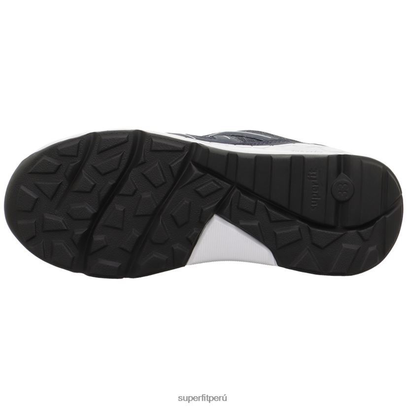 educación física Superfit niños pequeños free ride - zapatillas bajas con sistema boa fit azul negro V06L24893 zapatillas bajas