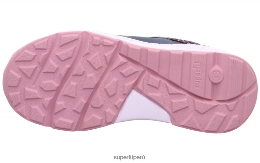 educación física Superfit niños pequeños free ride - zapatillas bajas con sistema boa fit azul rosado V06L24900 zapatillas bajas