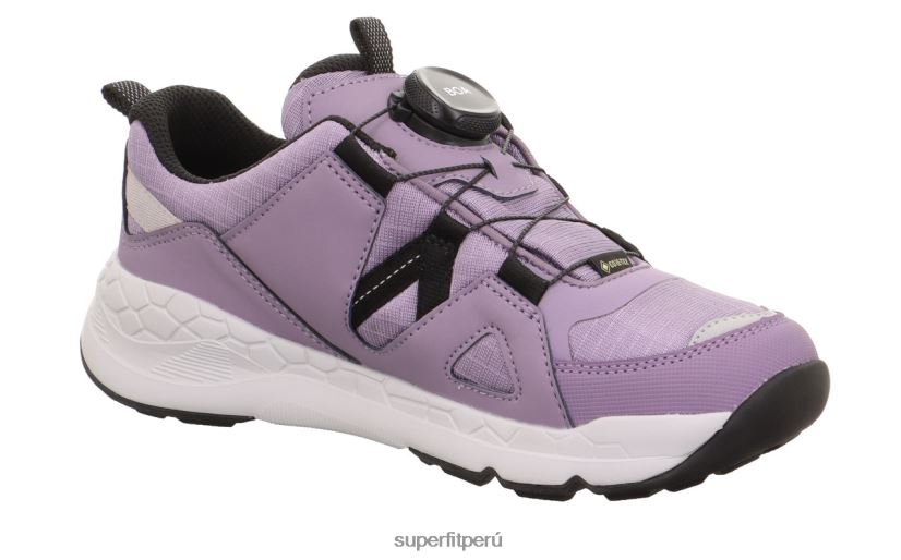 educación física Superfit niños pequeños free ride - zapatillas bajas con sistema boa fit morado/negro V06L24897 zapatillas bajas