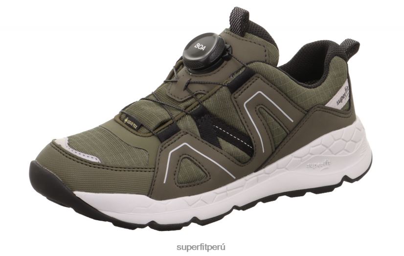 educación física Superfit niños pequeños free ride - zapatillas bajas con sistema boa fit verde/negro V06L24894 zapatillas bajas
