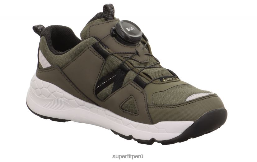 educación física Superfit niños pequeños free ride - zapatillas bajas con sistema boa fit verde/negro V06L24894 zapatillas bajas