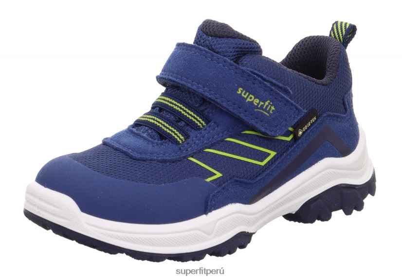 educación física Superfit niños pequeños jupiter - zapatillas bajas con cierre de velcro azul/verde claro V06L24770 zapatillas bajas
