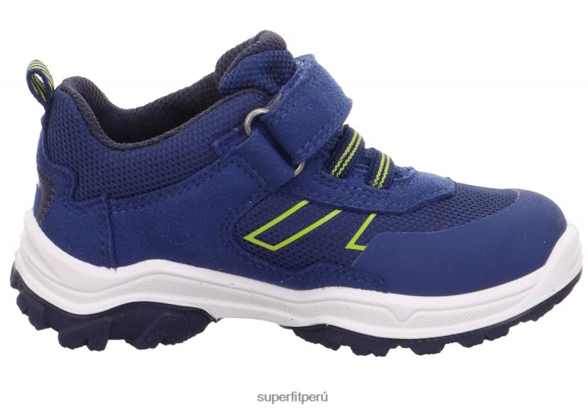 educación física Superfit niños pequeños jupiter - zapatillas bajas con cierre de velcro azul/verde claro V06L24770 zapatillas bajas