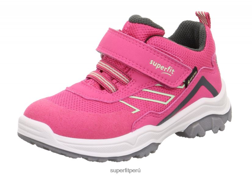 educación física Superfit niños pequeños jupiter - zapatillas bajas con cierre de velcro rosa/verde claro V06L24805 zapatillas bajas