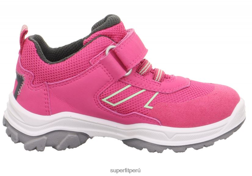 educación física Superfit niños pequeños jupiter - zapatillas bajas con cierre de velcro rosa/verde claro V06L24805 zapatillas bajas
