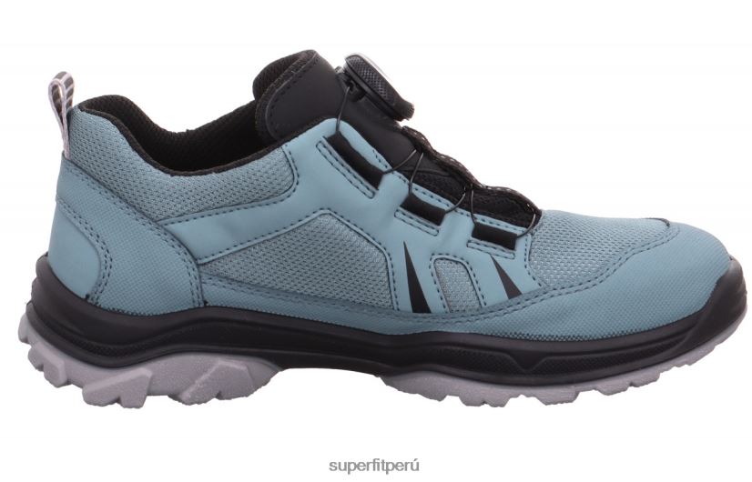 educación física Superfit niños pequeños jupiter - zapatillas bajas con sistema boa fit azul negro V06L24882 zapatillas bajas