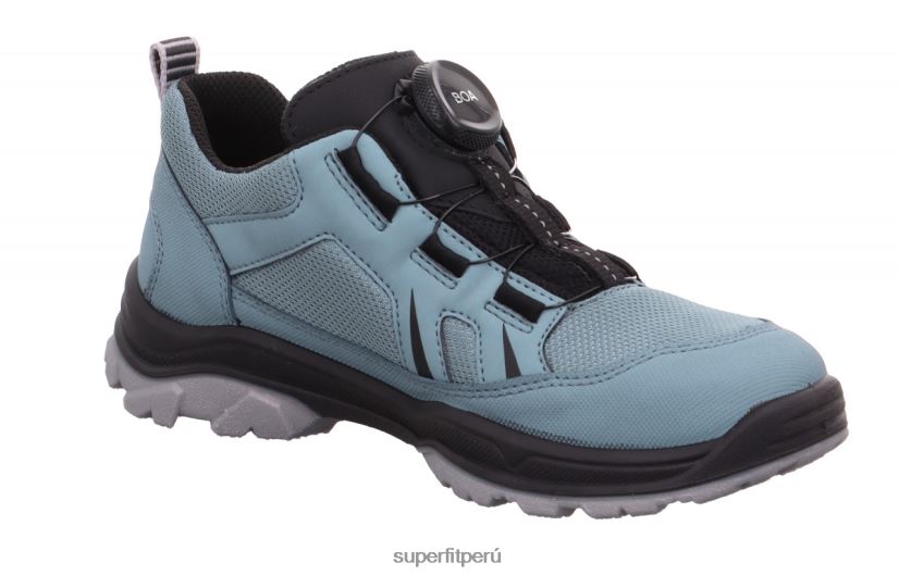 educación física Superfit niños pequeños jupiter - zapatillas bajas con sistema boa fit azul negro V06L24882 zapatillas bajas