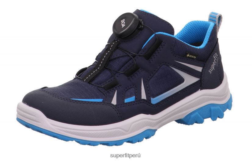 educación física Superfit niños pequeños jupiter - zapatillas bajas con sistema boa fit azul/turquesa V06L24891 zapatillas bajas