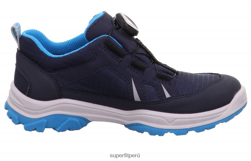 educación física Superfit niños pequeños jupiter - zapatillas bajas con sistema boa fit azul/turquesa V06L24891 zapatillas bajas